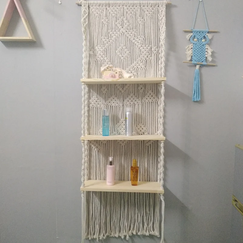 Macramé Wandregal Organizer Karnz