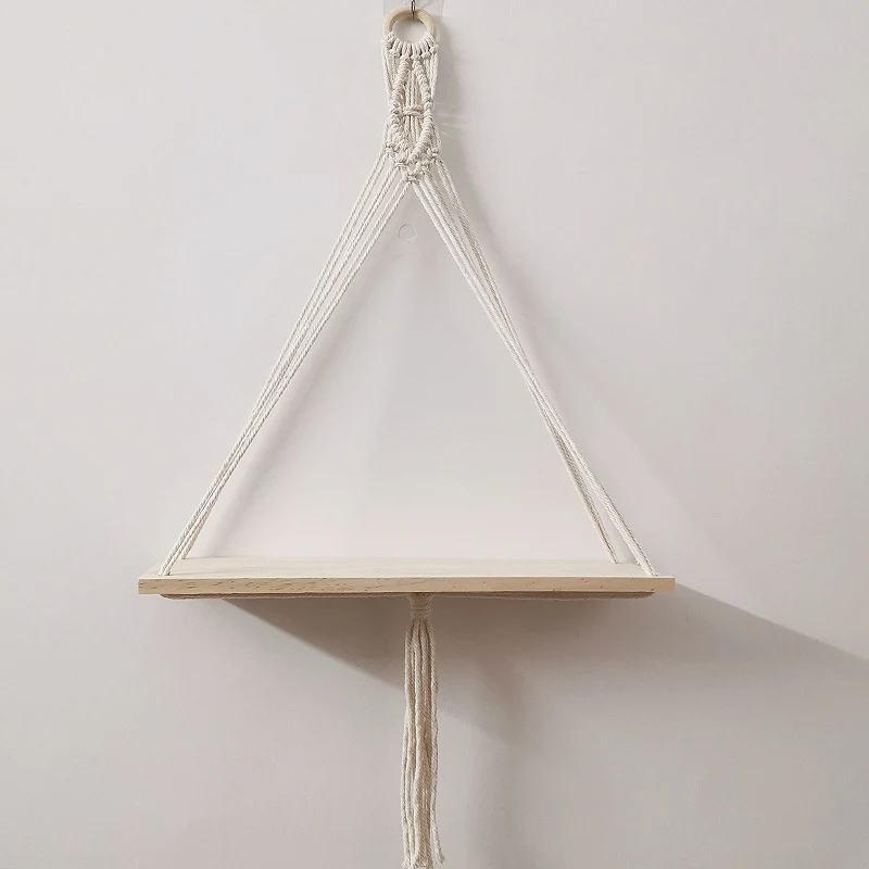 Macramé Wandmontierte Dekorative Regal Karnz
