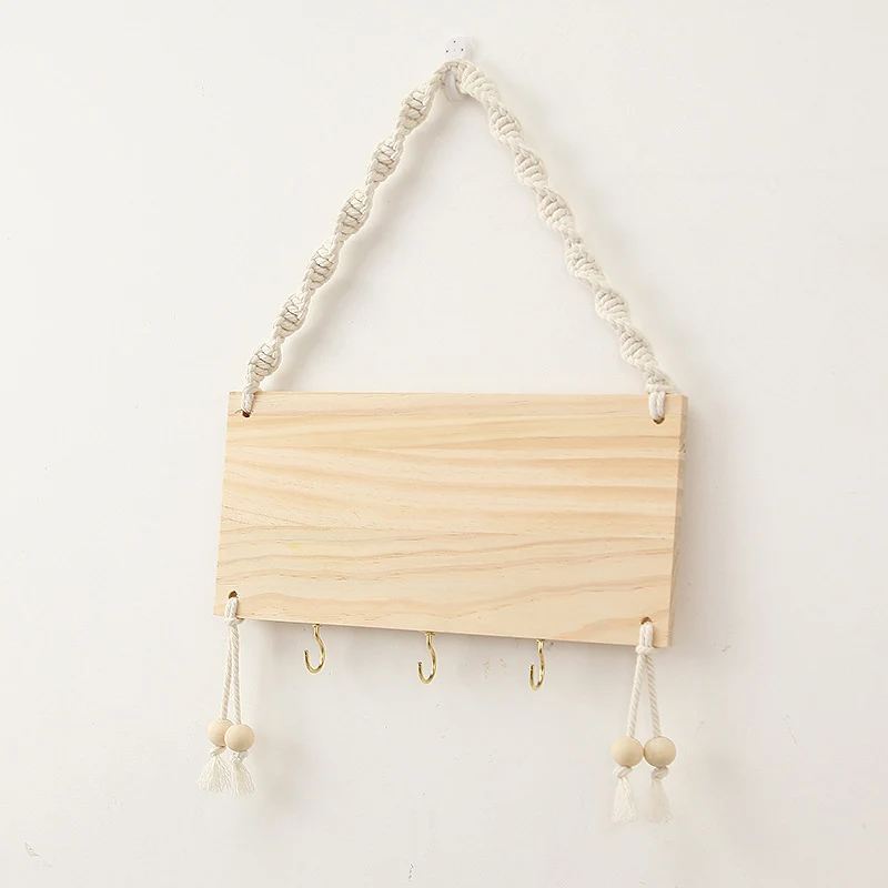 Macrame Wandschlüsselhalter Karnz