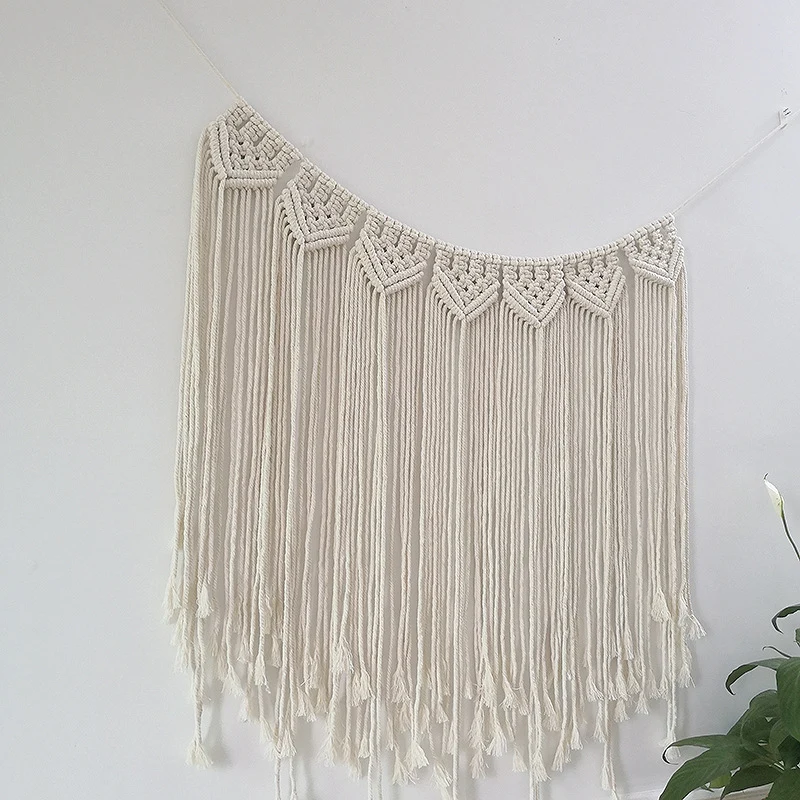 Macramé Wandbehang Wandteppich Karnz