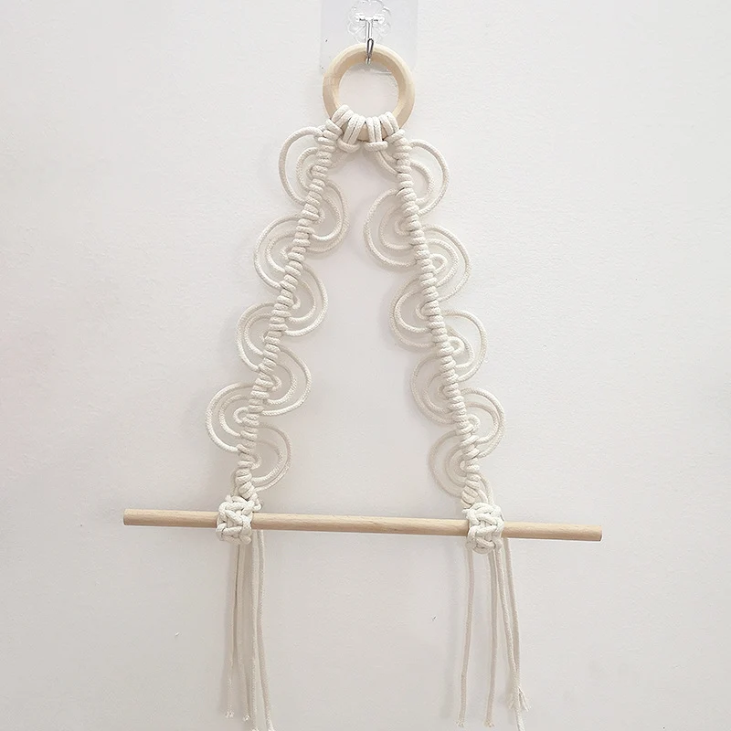 Macramé Wandhänger Organizer Karnz