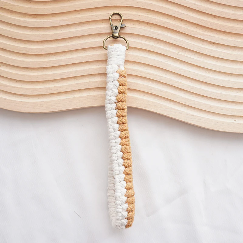 Macramé Schlüsselanhänger Halter Karnz
