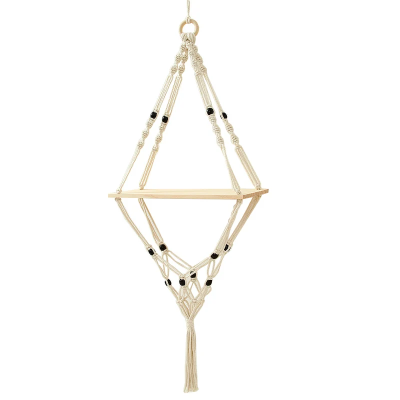 Macramé Hängende Pflanzenregal Karnz
