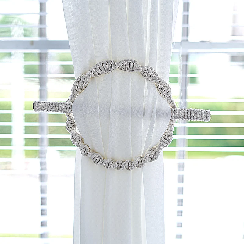 Macramé Vorhang Halter Karnz