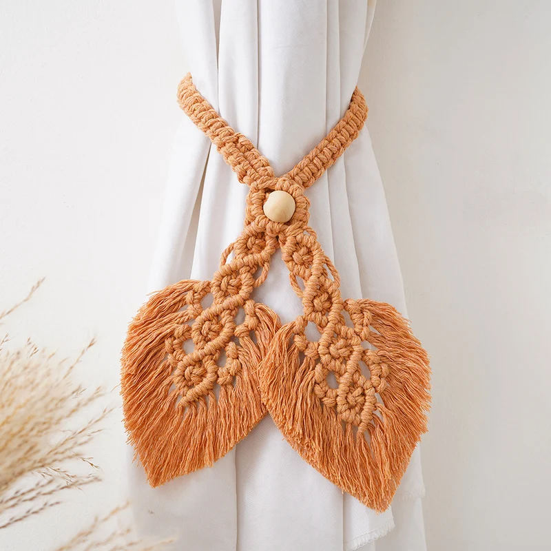 Macrame Vorhangbinder Karnz