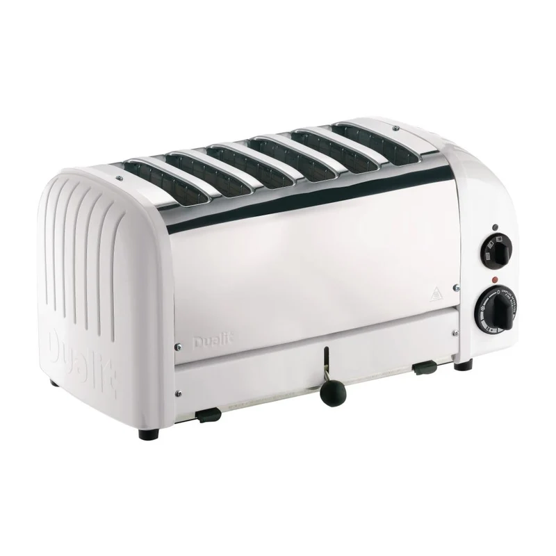 Vario toaster s 6 režami bela | Dualit 60146 | Nastavljiva izbira reže & časovnik