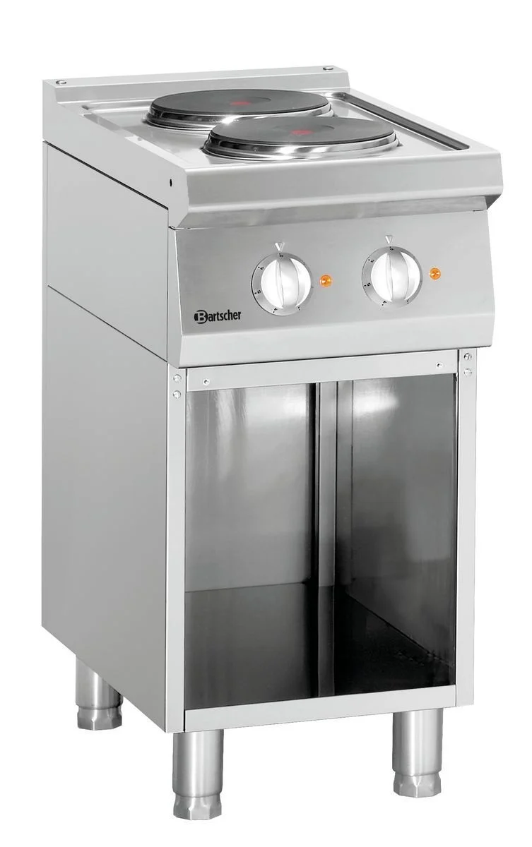 Bartscher Elektroherd 700, B400, 2PL, UO