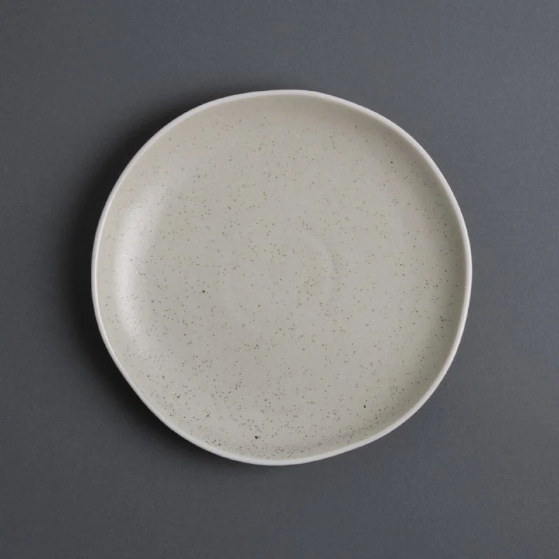Krožniki barve peska z reaktivnim premazom komplet 6 kosov 20.5cm | Olympia Chia
