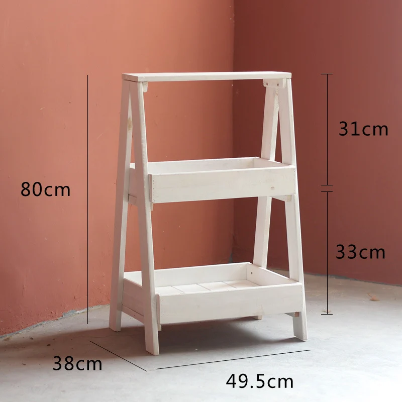 Multifunktionale Holzstehleiter Karnz