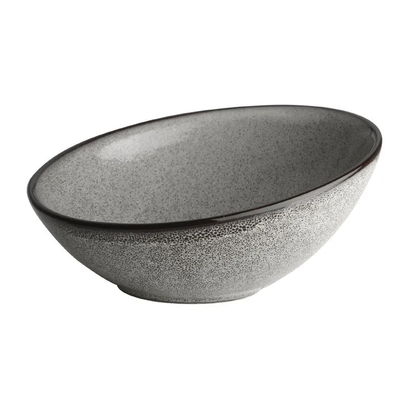 Mineralna nagnjena skleda 17,5cm | Olympia | Komplet 6 kosov