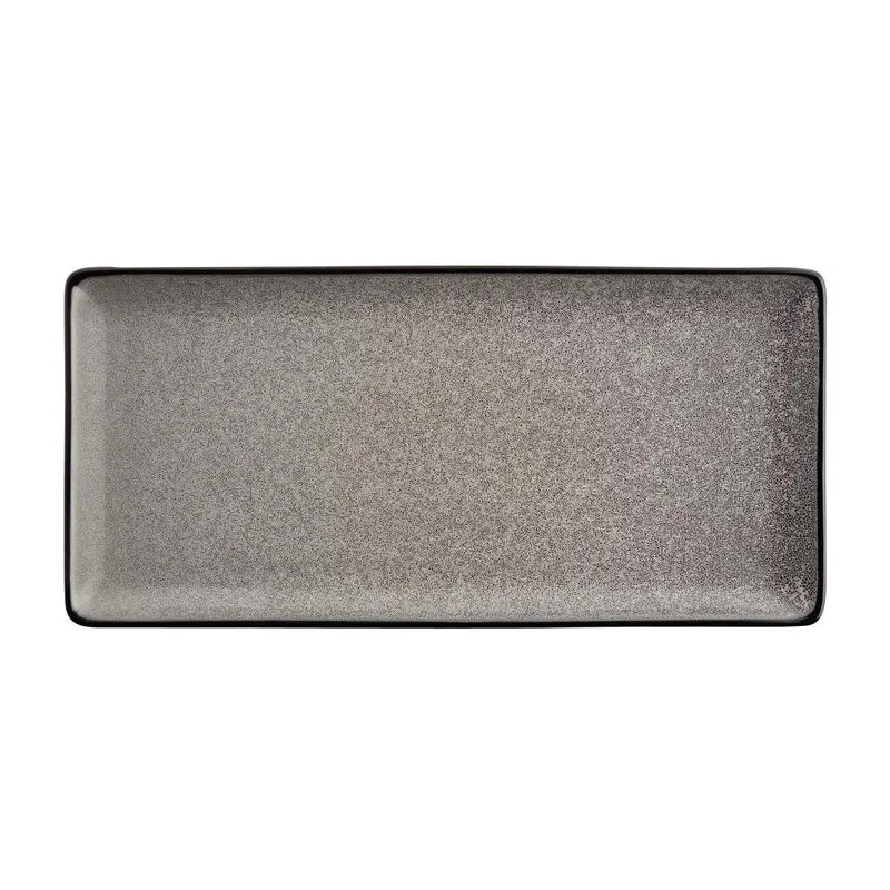 Mineralni pravokotni krožnik 33,5x16cm | Olympia | Komplet 4 kosov