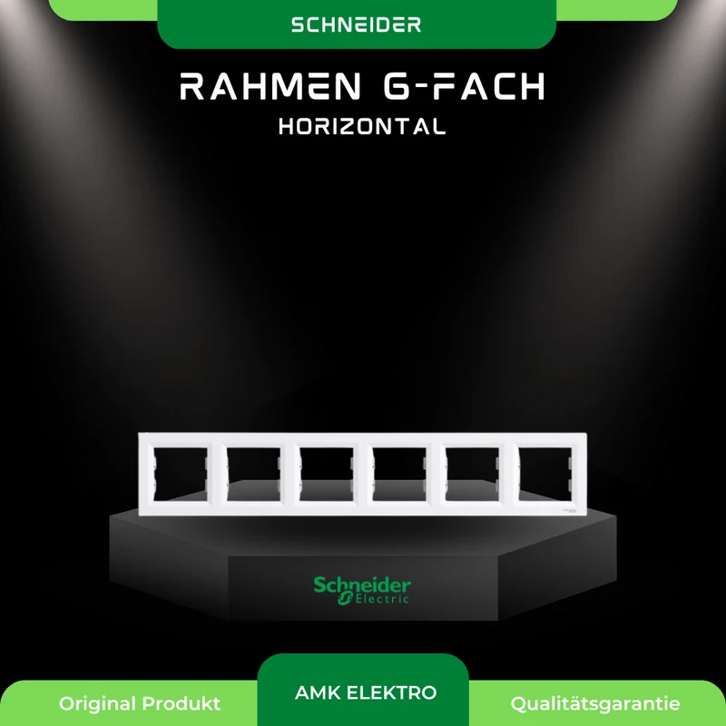 Rahmen 6-fach horizontal, weiss Schneider Asfora EPH5800621