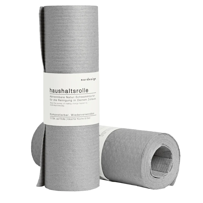 12 Stk. Haushaltsrolle, grau