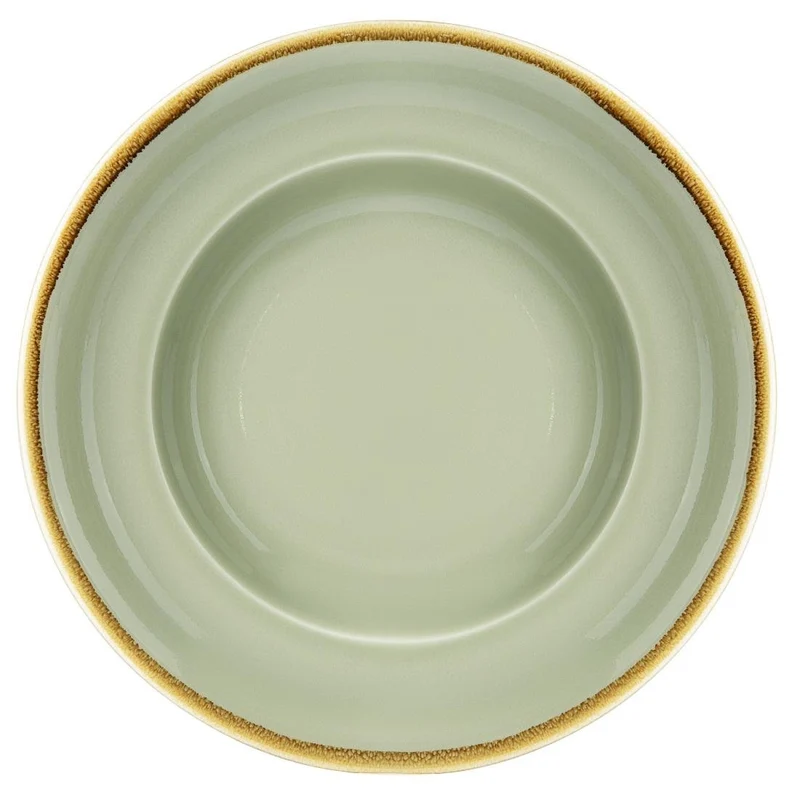 Sklede za testenine Kiln Moss Green 25cm | Olympia | Set 4