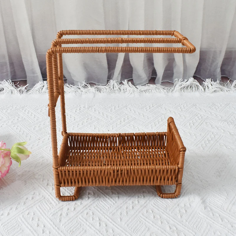 Handgemachter Rattan Aufbewahrungskorb Karnz