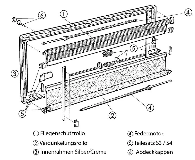 Aussenrahmen S4 1100x550, grau