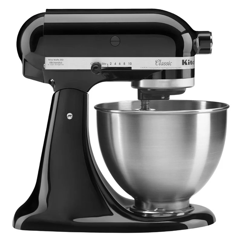 Klasični stoječi mešalnik z nagibno glavo 4,3L | KitchenAid 5K45SSEOB | Visoka zmogljivost | Enostaven dostop do posode