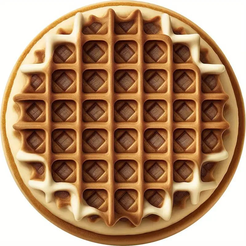 Waffelförmiges Dekokissen
