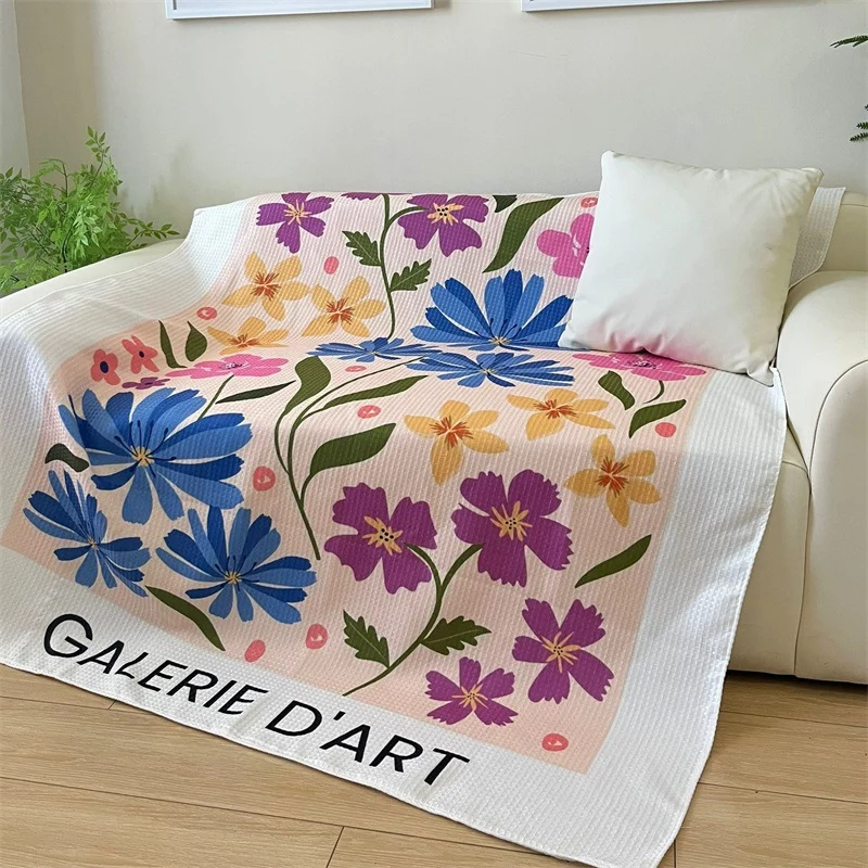 Blumenmuster Steppdecke