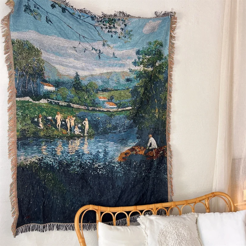 Dekorative Gewebte Wandteppich-Decke