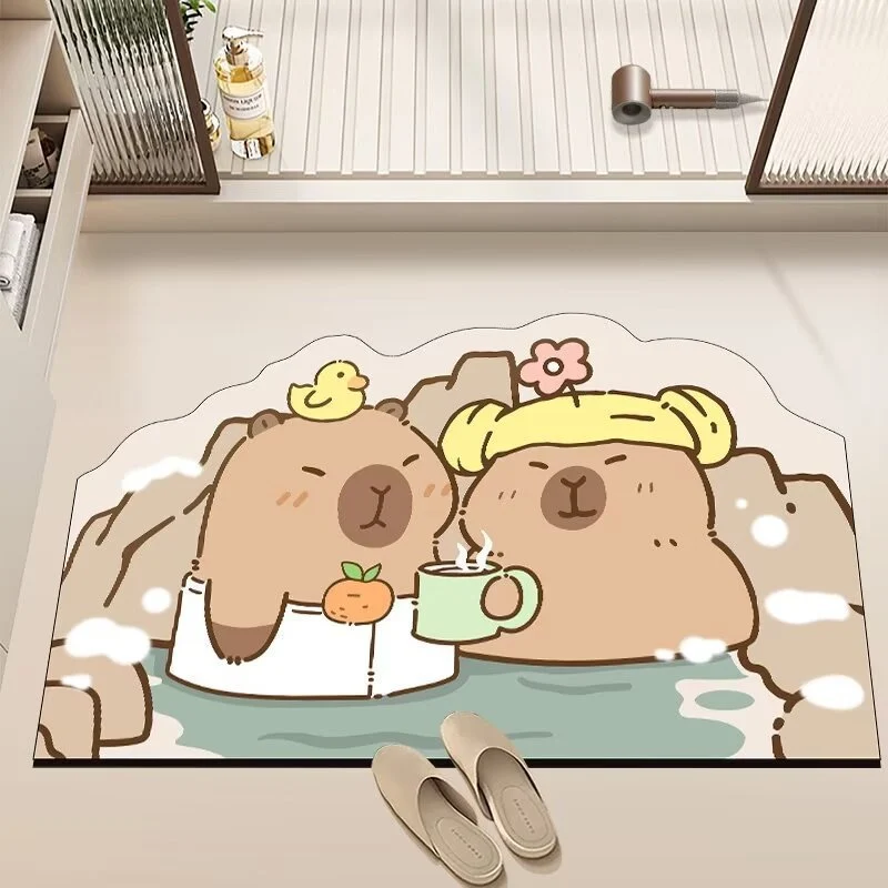 Verspielt Cartoon Design Badmatte