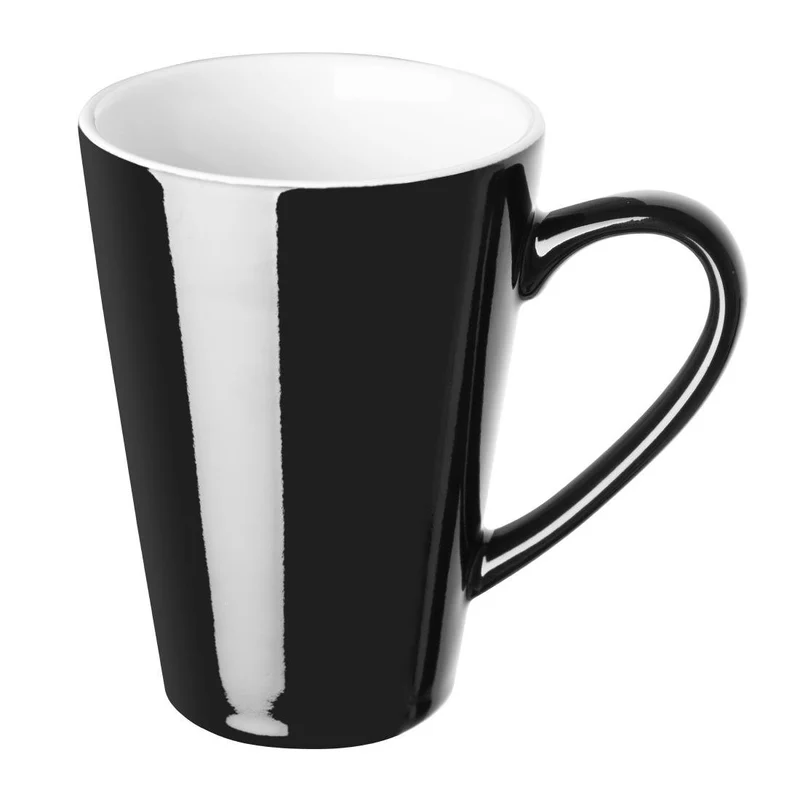 Skodelica Cafe Latte črna 340ml | Olympia Cafe | Set 12