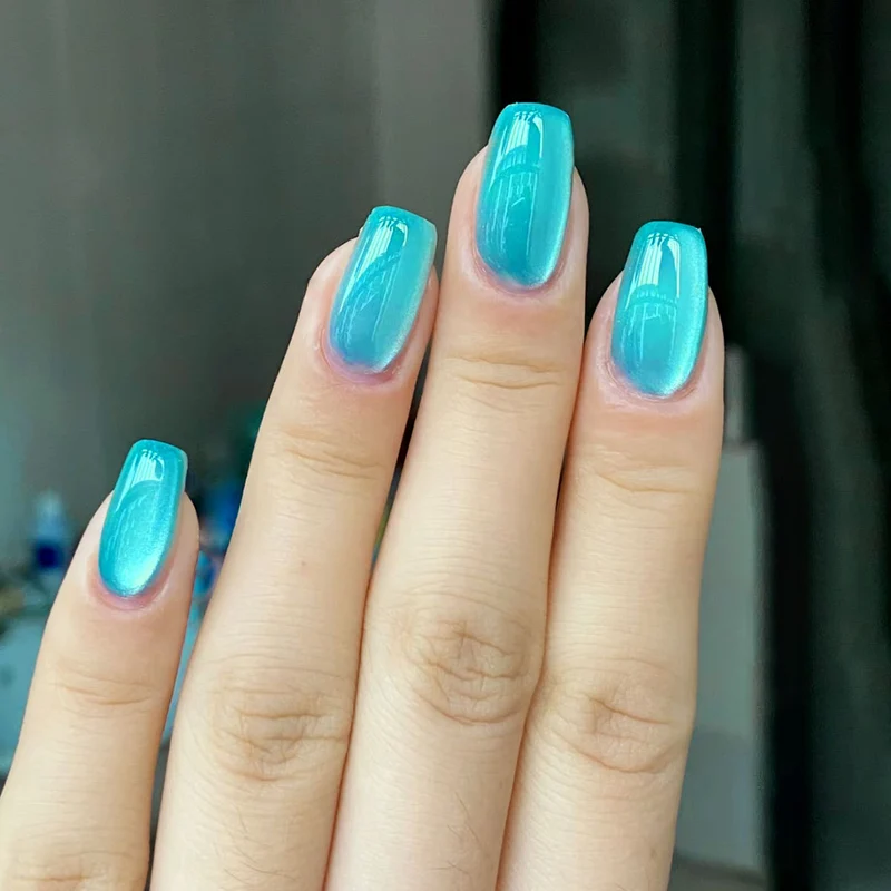Glänzende Gradient-Nagelkunst-Erweiterungen Karnz