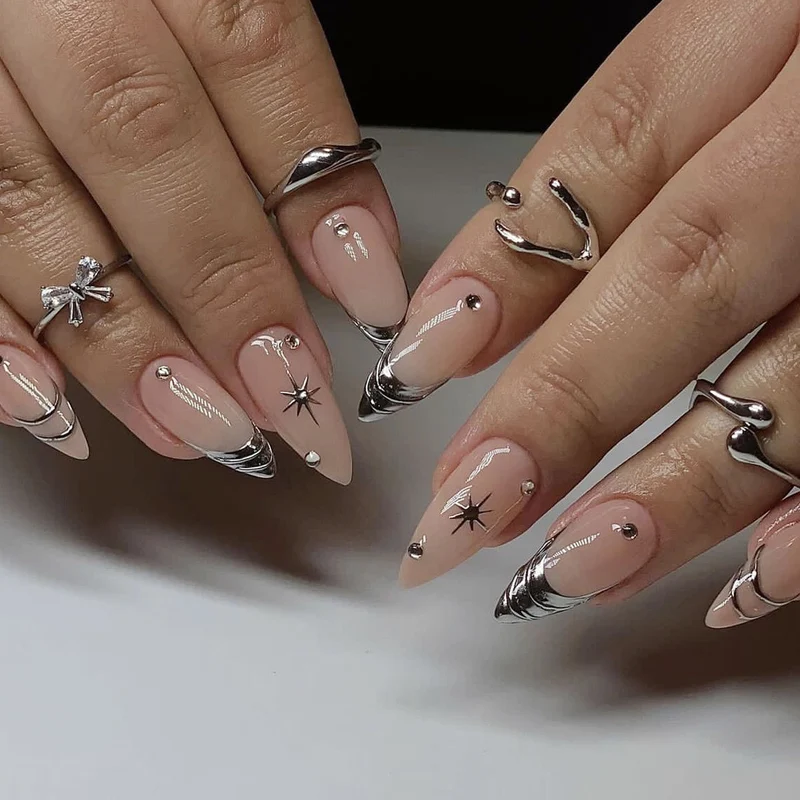 Glamorous Stiletto Nail Art Extensions Karnz 1789713400