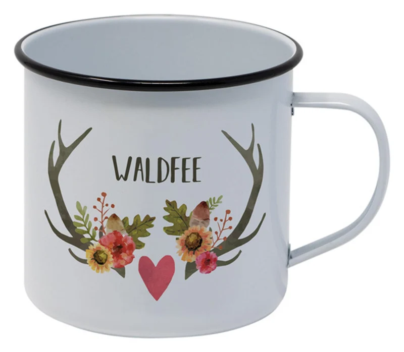 PPD Henkelbecher Happy Metal Mug Waldfee