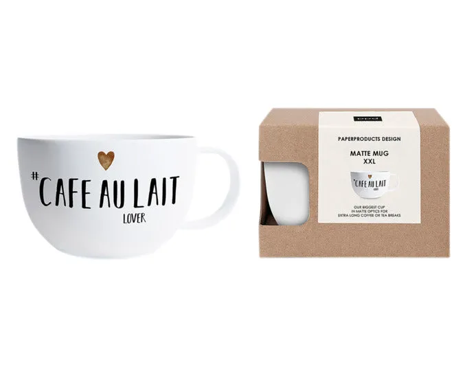 PPD Henkelbecher Mug Matte XXL Café au lait Lover