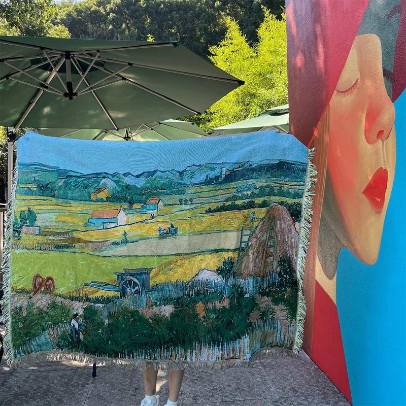 Künstlerisches Landschaft Wandteppich Decke