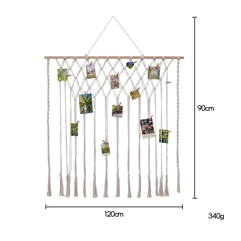 Macrame Fotoanzeige Wandbehang