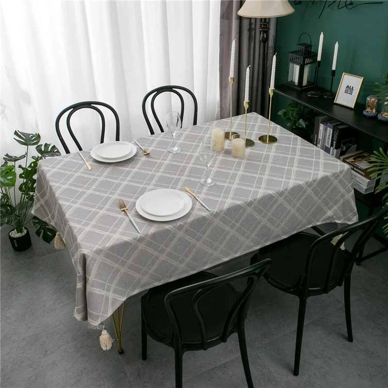 Strukturierte geometrische Muster Tischdecke