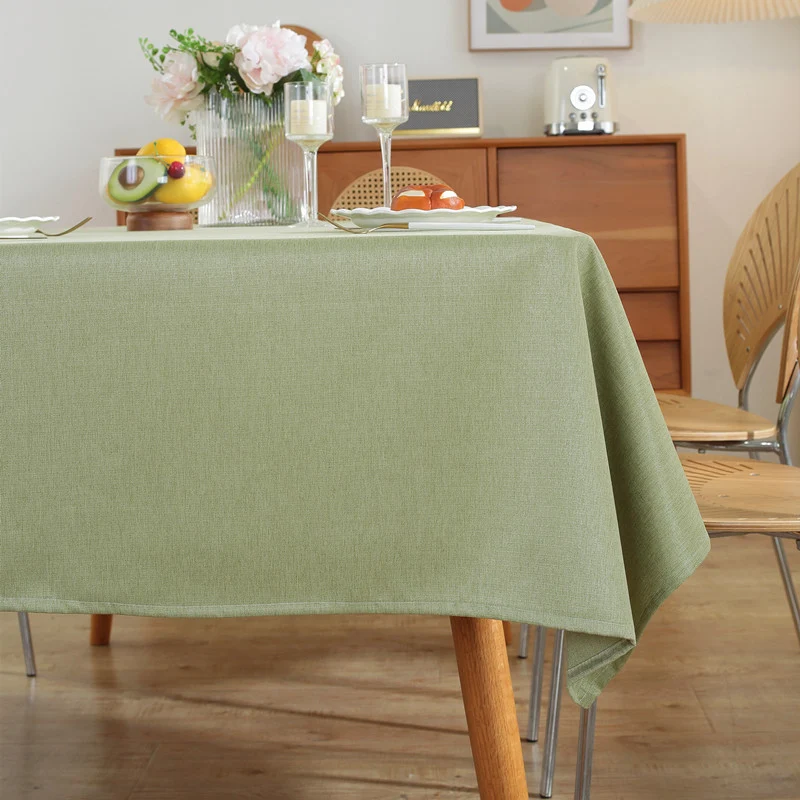 Einfach strukturierte Tischdecke