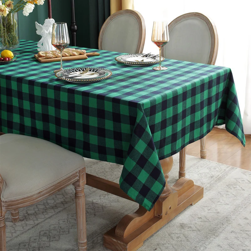 Karierter Design Tischdecke