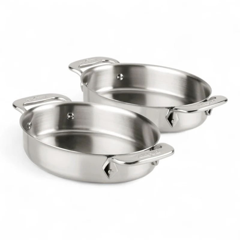1 Stück Hepp All-Clad Pfän oval 18x14 MINI 18/10 VPE2
