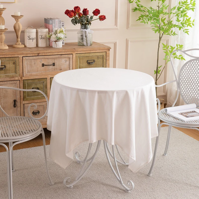 Elegante runde Tischdecke