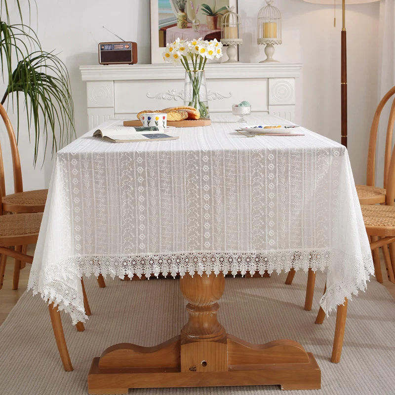 Heimdekorative Tischdecke
