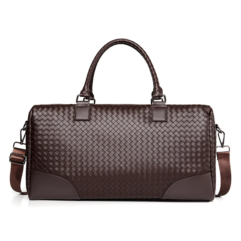 Premium Gewebte Leder Reisetasche Karnz