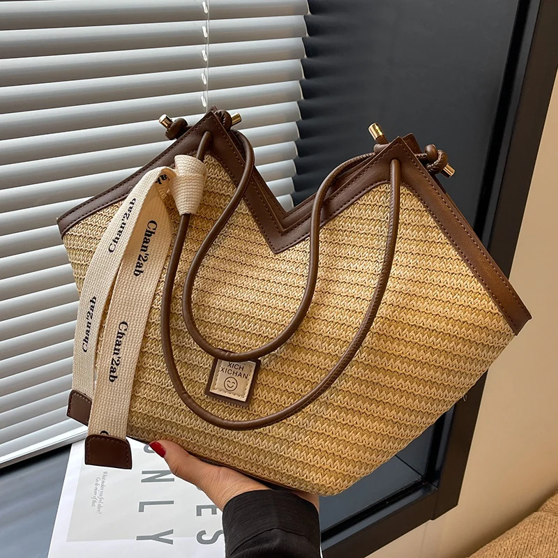 Gewebte Textur Schultertasche Karnz