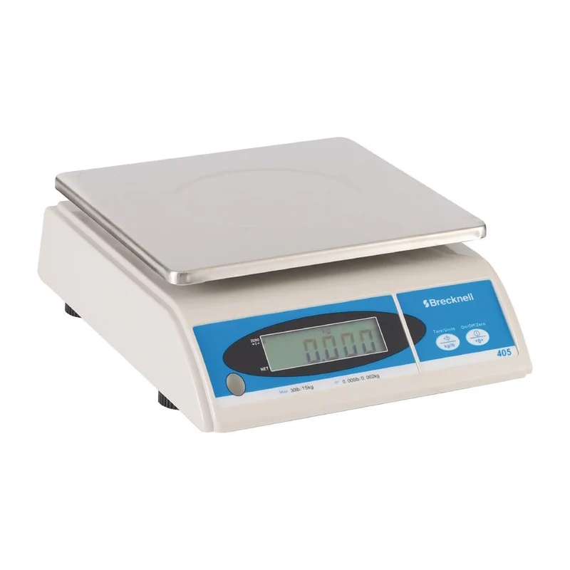Elektronska kuhinjska tehtnica 6Kg | Brecknell 405-LCD | Nerjavna jeklena platforma za živila