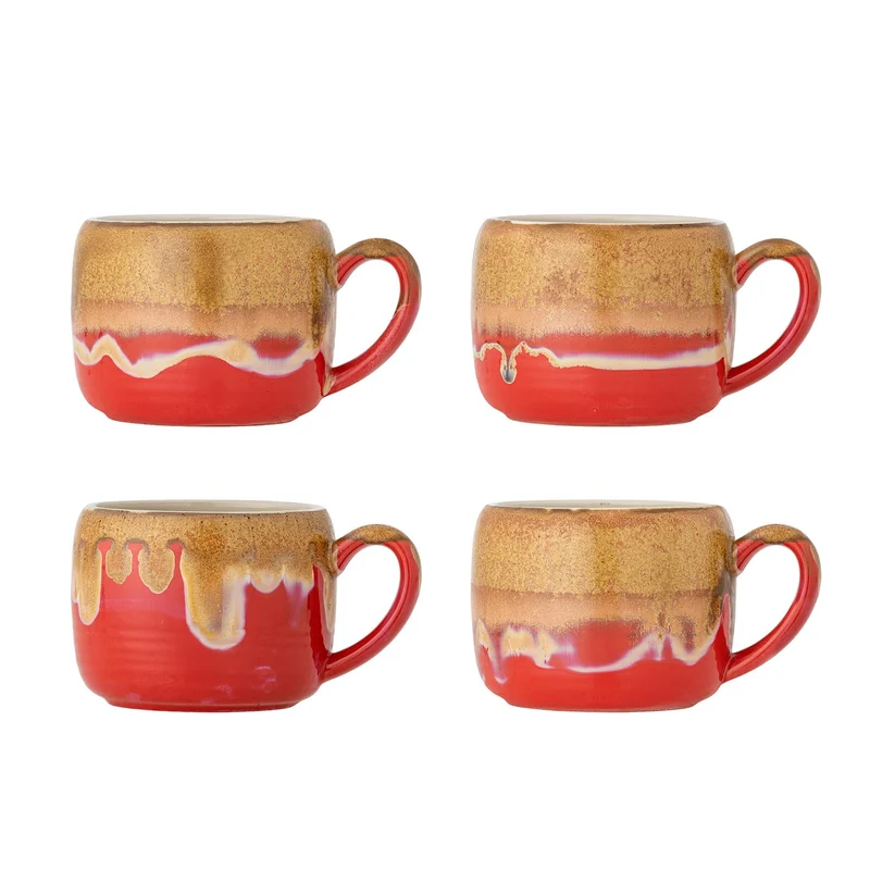 Sheen Becher, Rot, Steingut