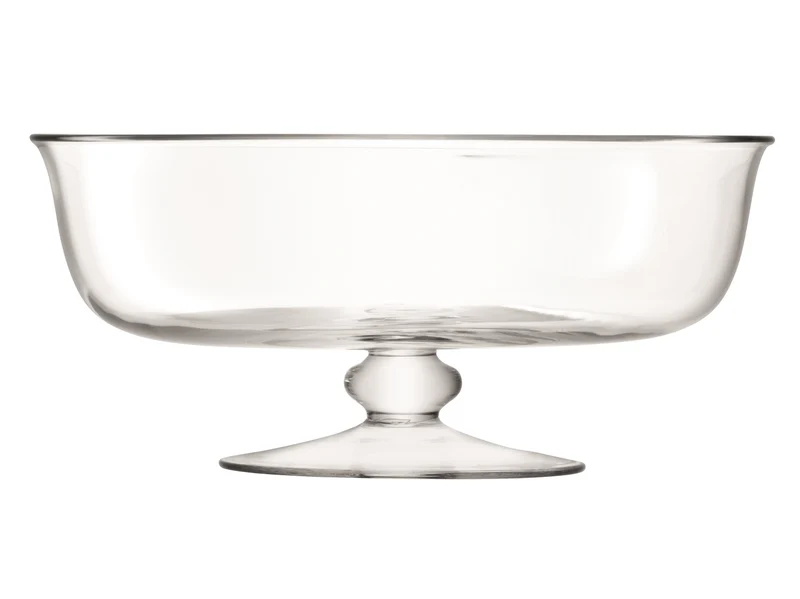 Serve Schale mit fuss Ø31cm - klar