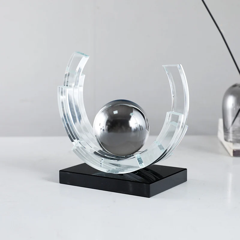 Moderne geometrische abstrakte Skulptur