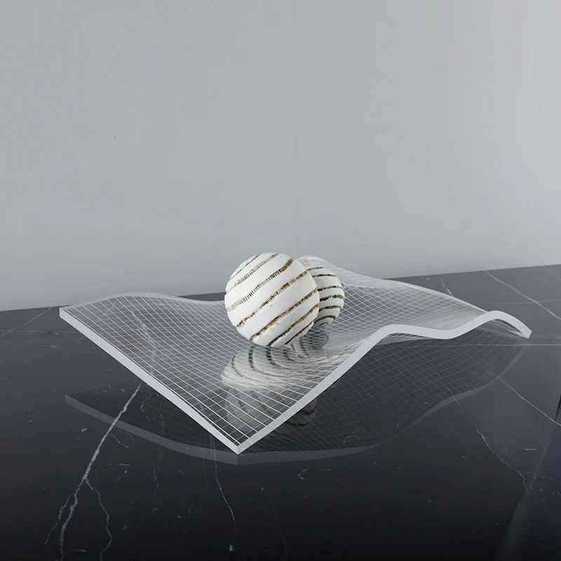 Moderne dekorative Wellen-Skulptur
