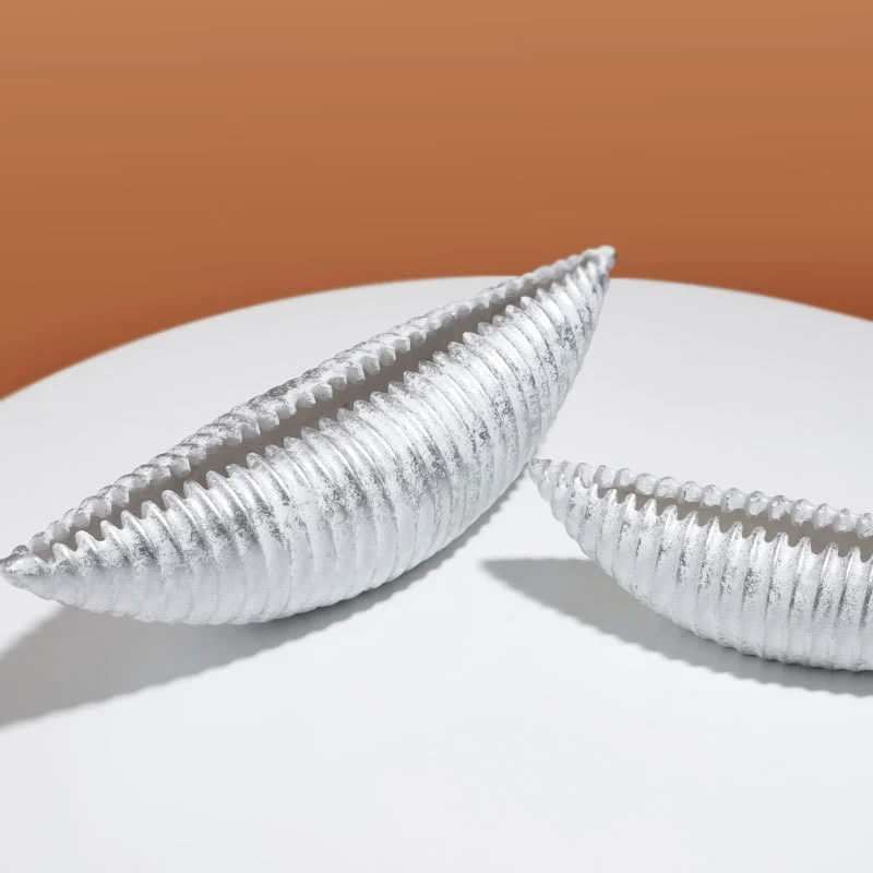 Moderne dekorative muschelformige