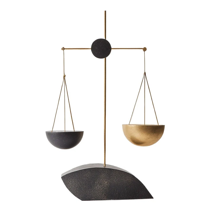 Moderne Dekorative Balance Skulptur