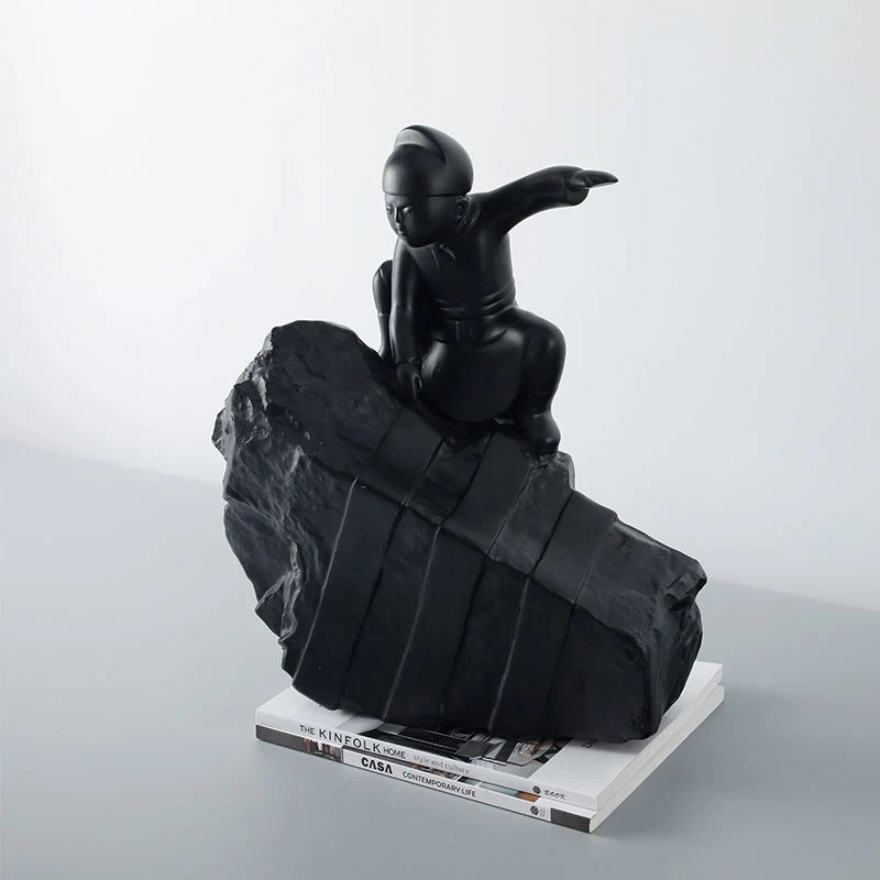 Moderne Künstlerische Kinderfigur Skulptur