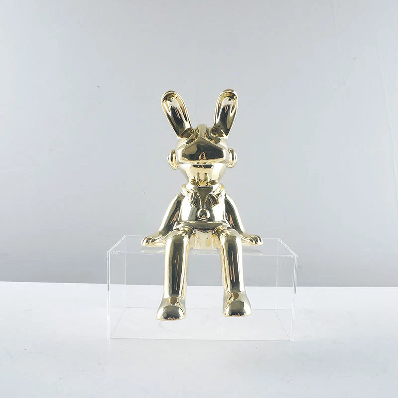 Elegante dekorative Hasenfigur
