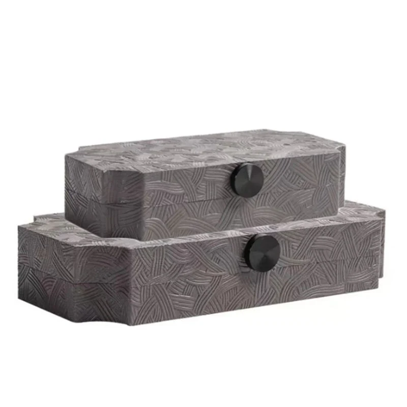 Stylische dekorative Aufbewahrungsboxen Set